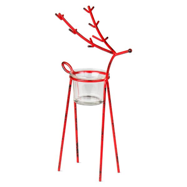 Reindeer Tealight Holder -RED - touchGOODS