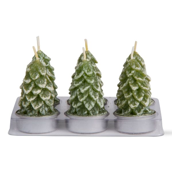 spruce tealight candles set of 6 - touchGOODS