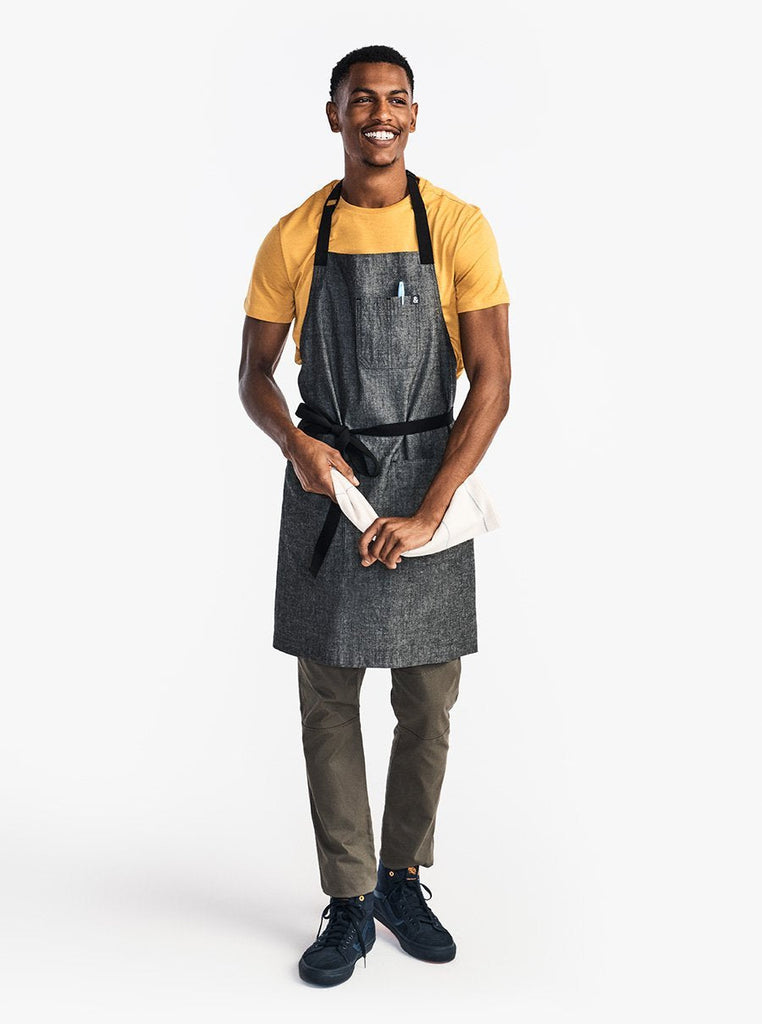 The Essential Apron - Peppercorn Grey - touchGOODS
