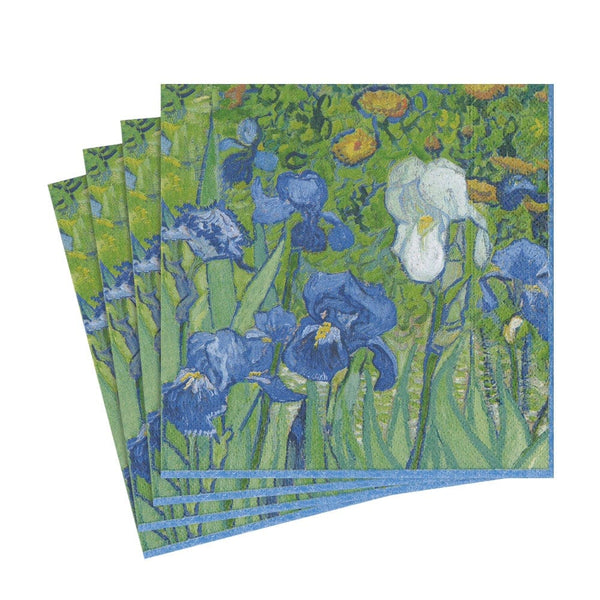 Van Gogh Irises Paper Luncheon Napkins - 20 Per Package - touchGOODS