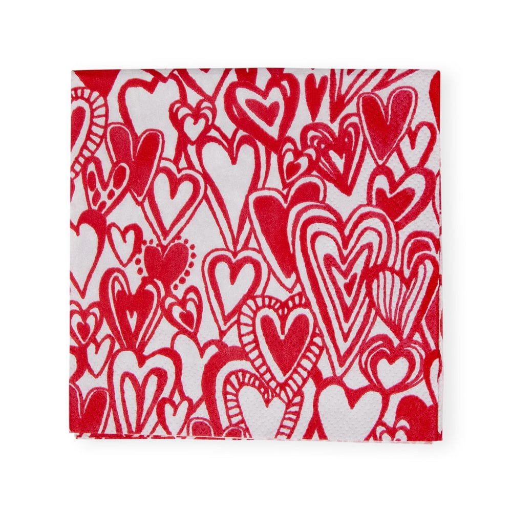 Groovy Love Cocktail Napkins - 20 Per Package - touchGOODS