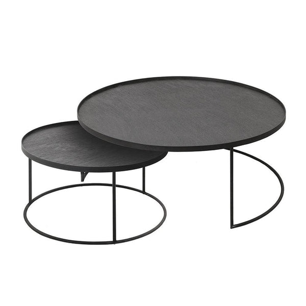 Round Tray Nesting Coffee Table Set - Large/Extra Large - touchGOODS