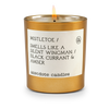 Mistletoe (Black Currant & Amber) Gold Tumbler Candle - touchGOODS