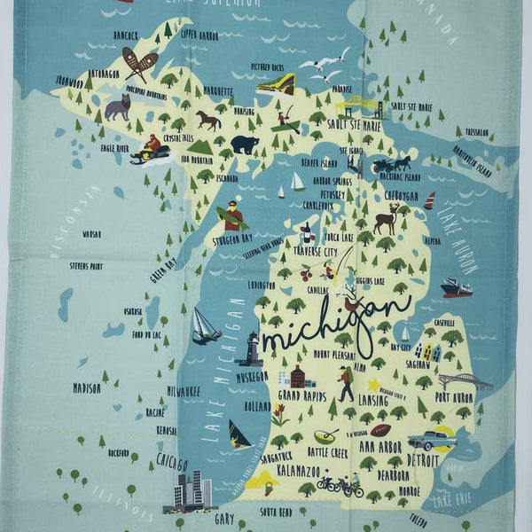 Michigan Tea Towel - touchGOODS