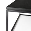 Black Oak Thin Coffee Table - Rectangle - touchGOODS