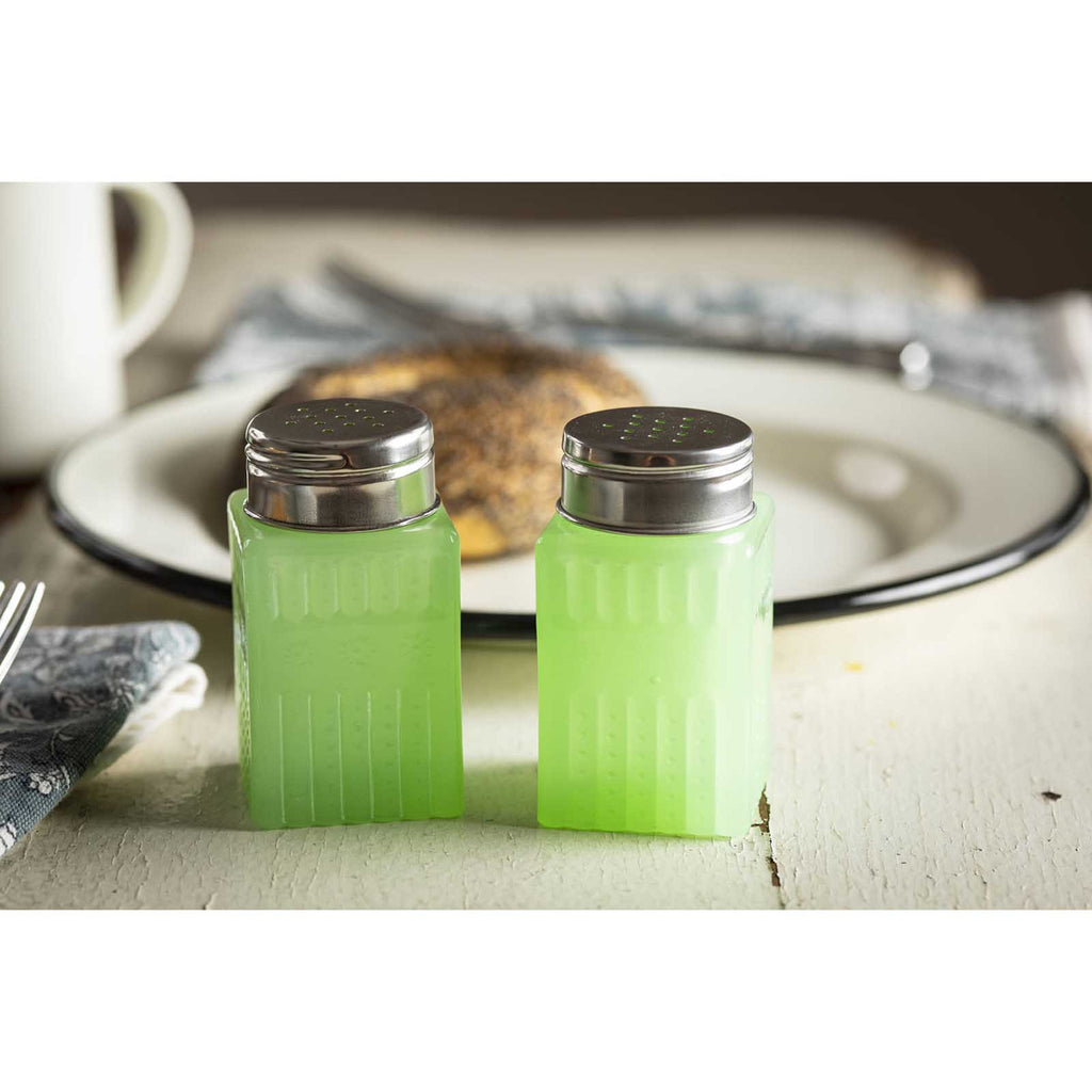 Jadeite Glass Collection Salt and Pepper Shaker - touchGOODS