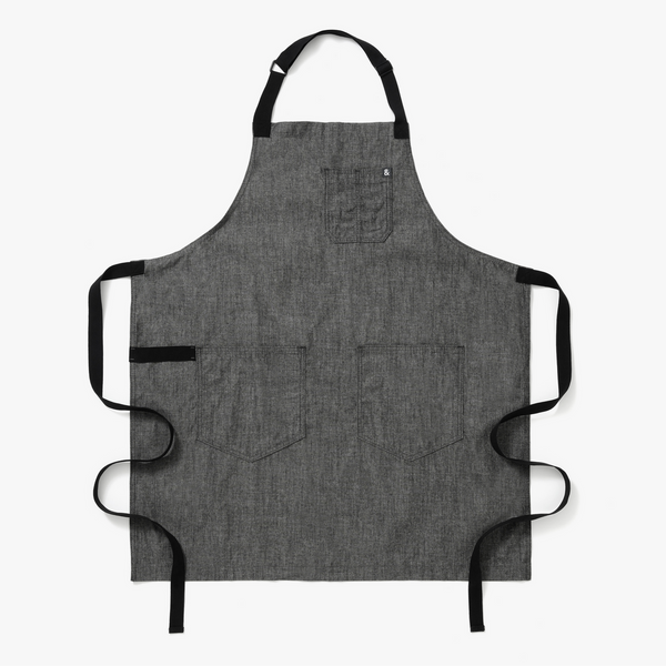 The Essential Apron - Peppercorn Grey - touchGOODS