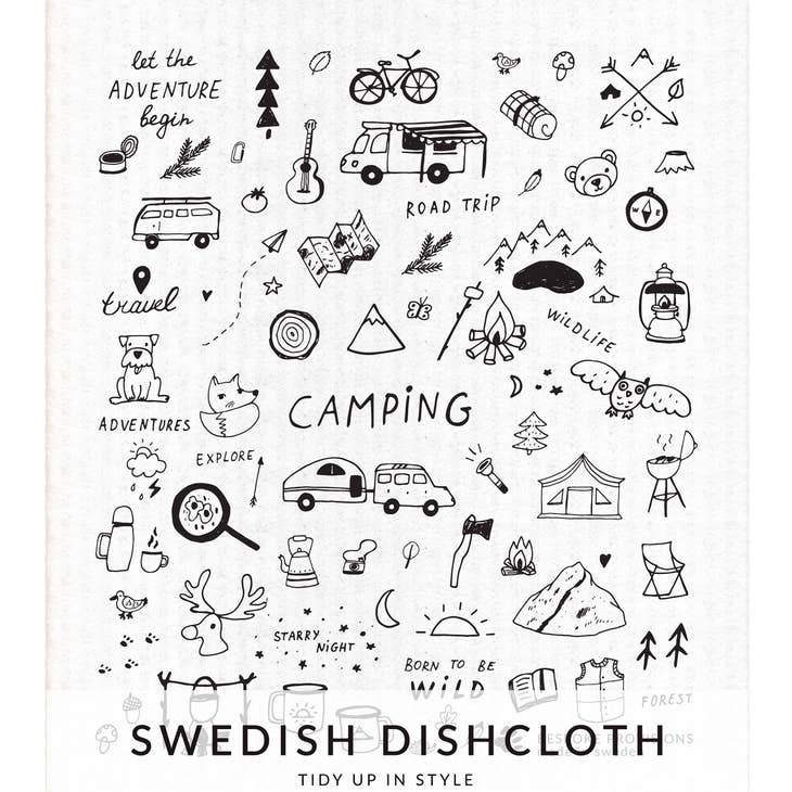 Camping Swedish Dishcloth - touchGOODS