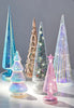 MoMA LED Glass Lighted Trees - Iridescent / Tiered - touchGOODS