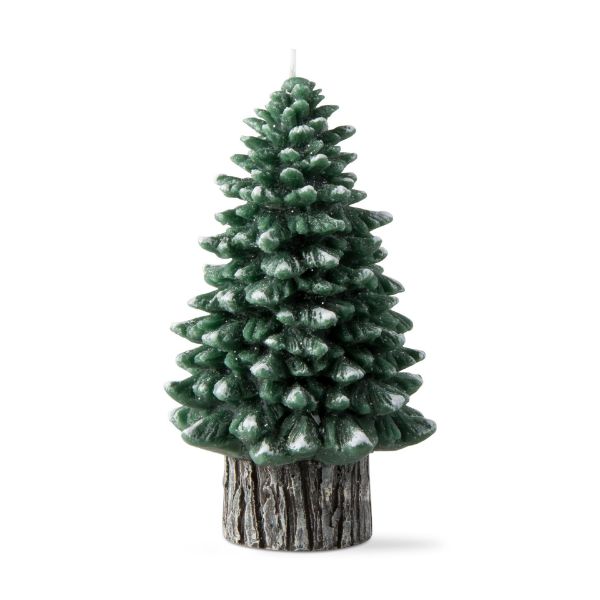 Spruce Rustic Tree Candle - hunter green - touchGOODS