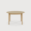 Oak Bok Round Extendable Dining Table - touchGOODS