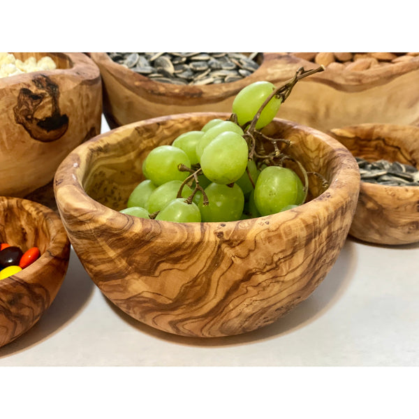 Small Olive Wood Snack Bowl  5.5" - touchGOODS
