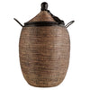 Large Reeds Basket with Lid and Handles | touchGOODS