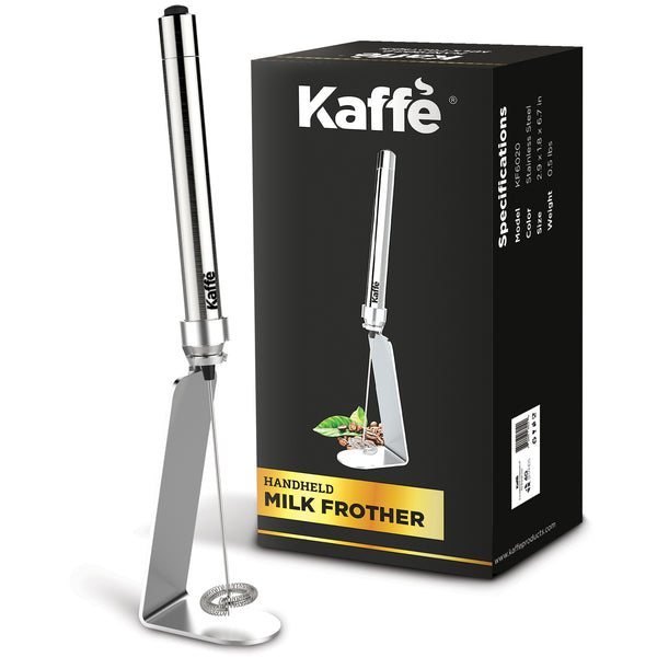 Kaffe Handheld Milk Frother with Stand - touchGOODS