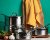 ProBond Professional Clad Stainless Steel Saucepans with Lid - touchGOODS
