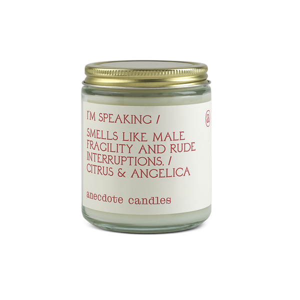 I'm Speaking (Citrus & Angelica) Glass Jar Candle - touchGOODS