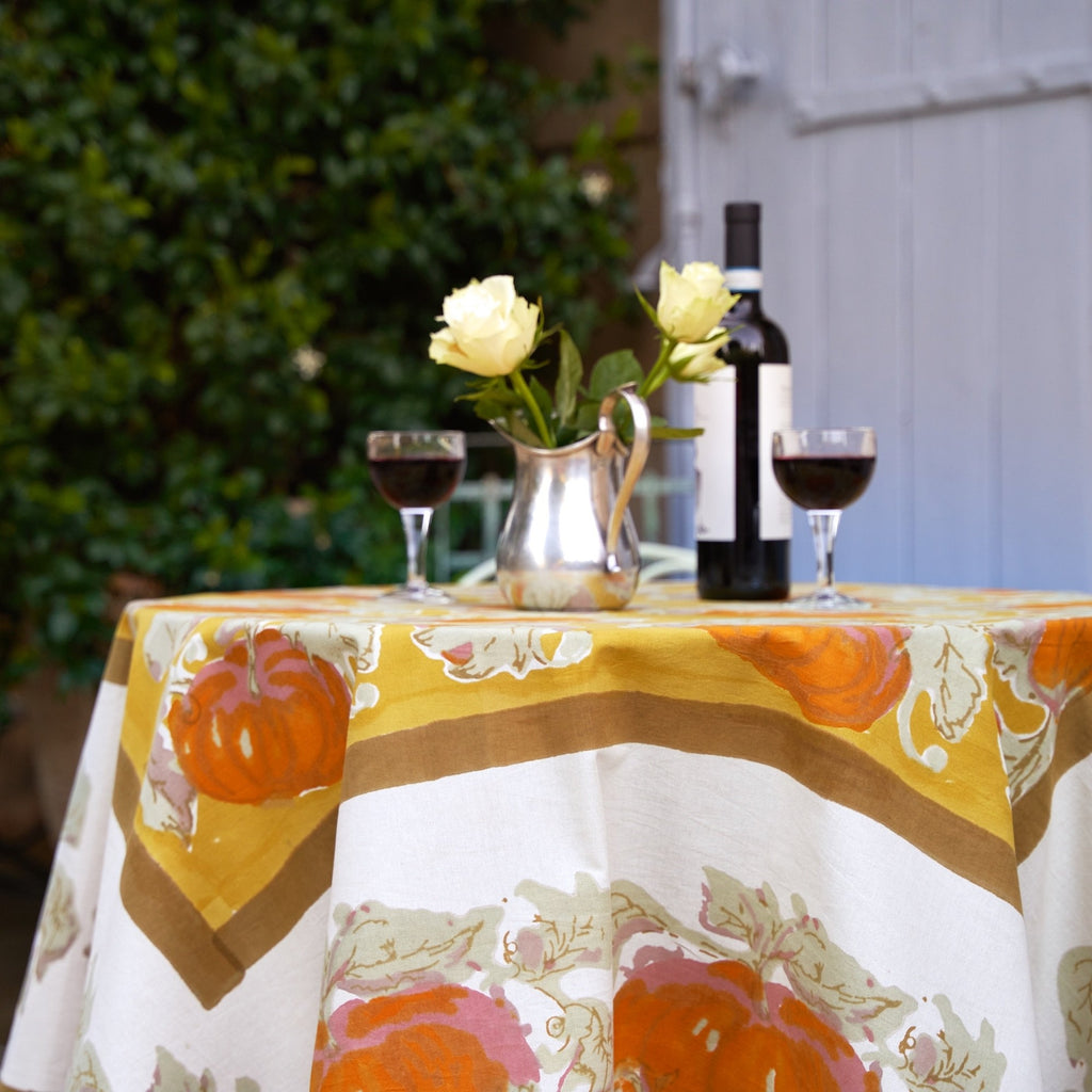 Pumpkin Orange/Mustard Tablecloths - touchGOODS