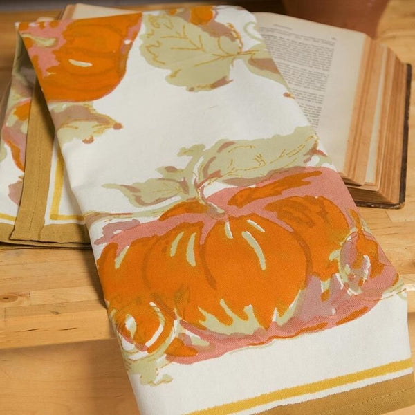 Pumpkin Orange/Mustard Tea Towels - touchGOODS
