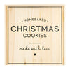 Large Sweets Wood Box Xmas Cookies - touchGOODS