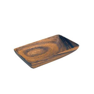 Acacia Wood Rectangle Serving Bowl, 10" x 6" x 2" - touchGOODS