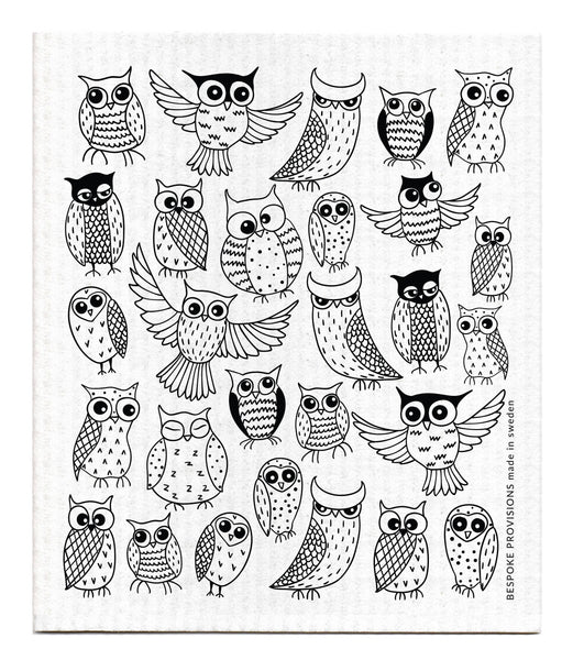 Owls Swedish Dishcloth - touchGOODS