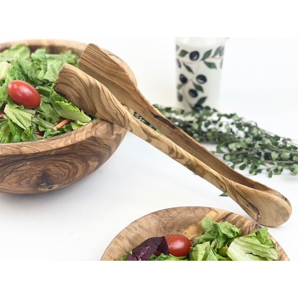 Olive Wood Table Tongs - touchGOODS