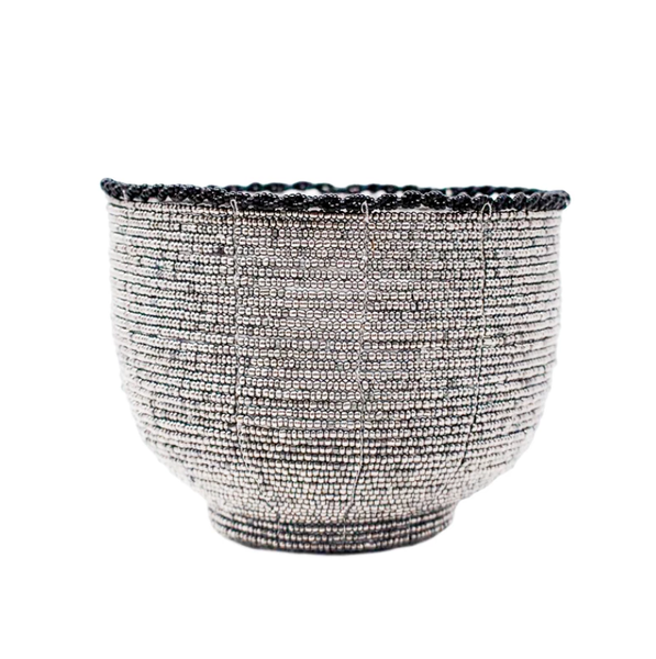 Beaded Bali Bowl - Silver - touchGOODS