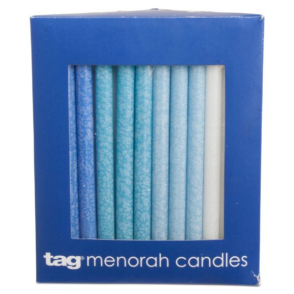 chanukah candles box of 44 - blue, multi - touchGOODS