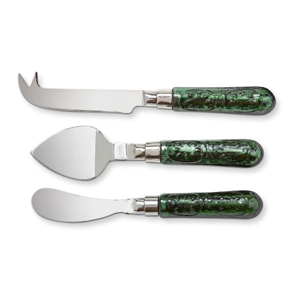 Glass Handle Cheese Utensil set of 3 - touchGOODS