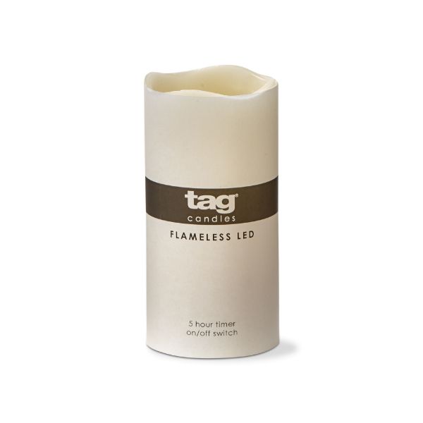 led pillar candle 3x6 - ivory - touchGOODS