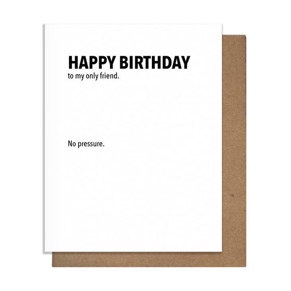 Only Friend- Birthday Card - touchGOODS