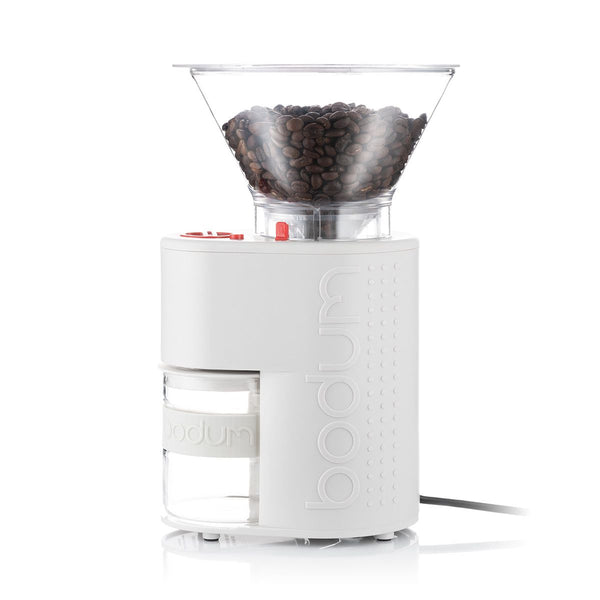 Electric Burr Coffee Grinder - White - touchGOODS