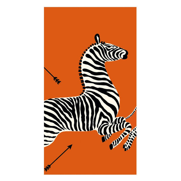 Zebras Orange Guest Towel Napkins - 15 Per Package - touchGOODS