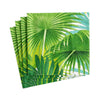 Palm Fronds Paper Cocktail Napkins in White - 20 Per Package - touchGOODS
