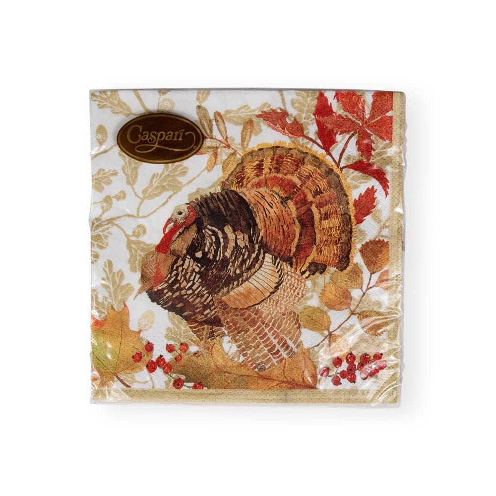 Woodland Turkey Paper Luncheon Napkins - 20 Per Package - touchGOODS