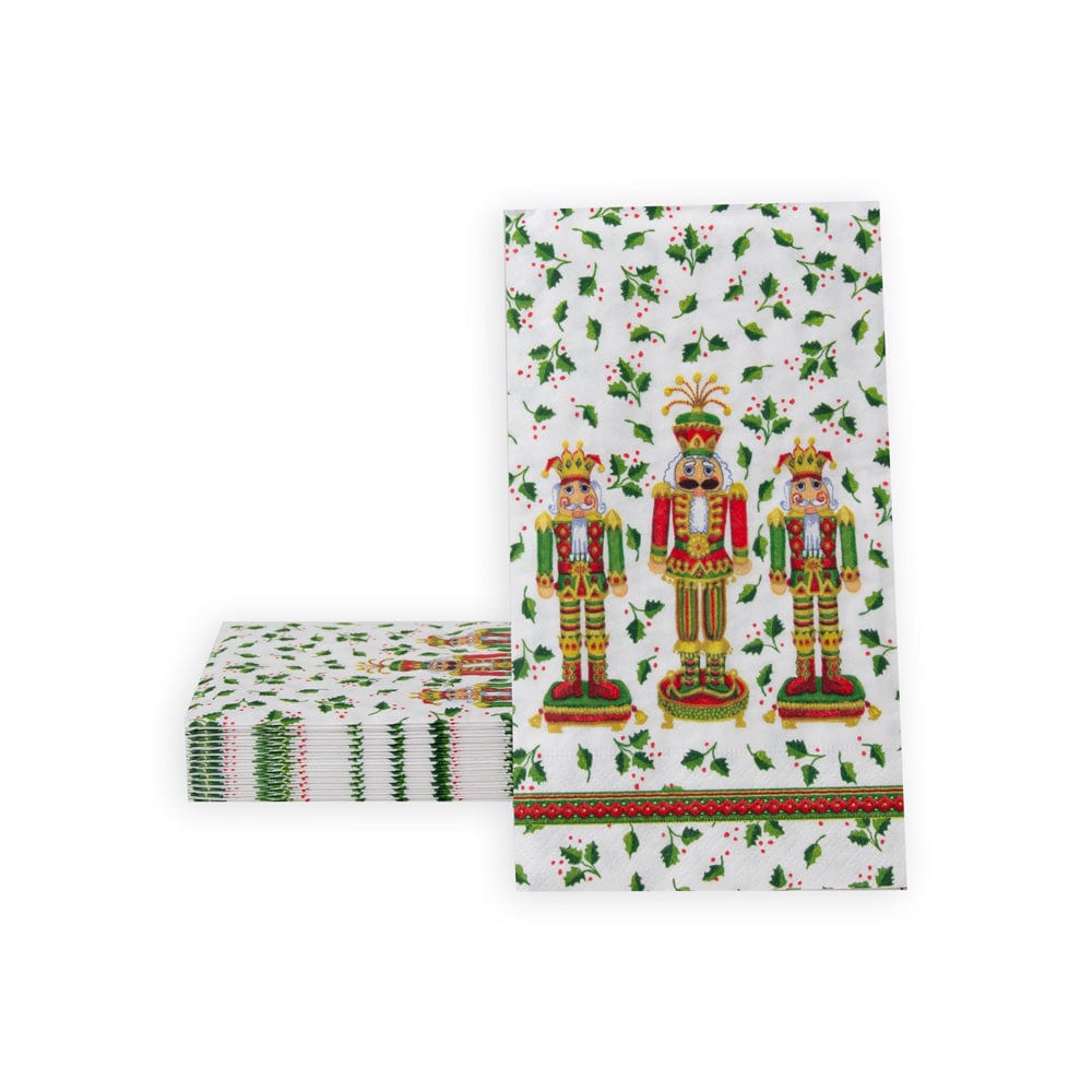 Nutcracker Christmas Guest Towel Napkins - 15 Per Package - touchGOODS