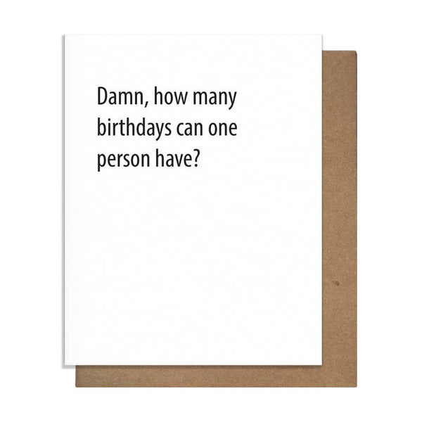 How Many - Birthday Card - touchGOODS