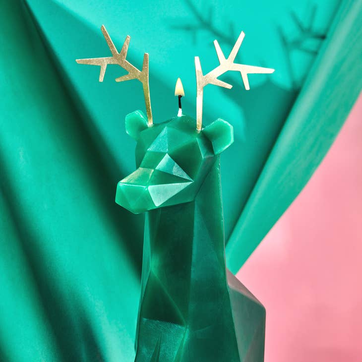 PyroPet Dyri Pine Green  - Reindeer Candle - touchGOODS