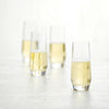 Pure Stemless Champagne Flute 8.3oz Set of 6 - touchGOODS