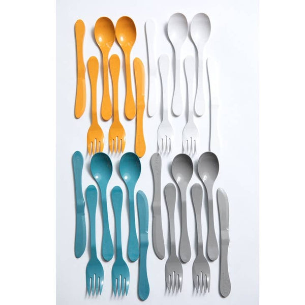Knork Eco 12 Piece (Fork, Knife, Spoon) Biodegradable Bamboo - touchGOODS