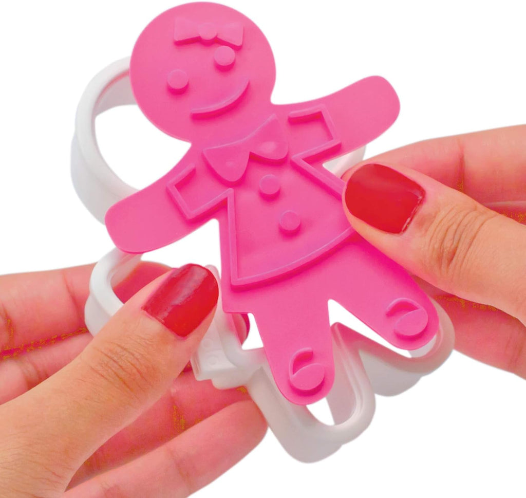 Ginger Girl Cookie Stamps with Cutter Set of 6 - touchGOODS