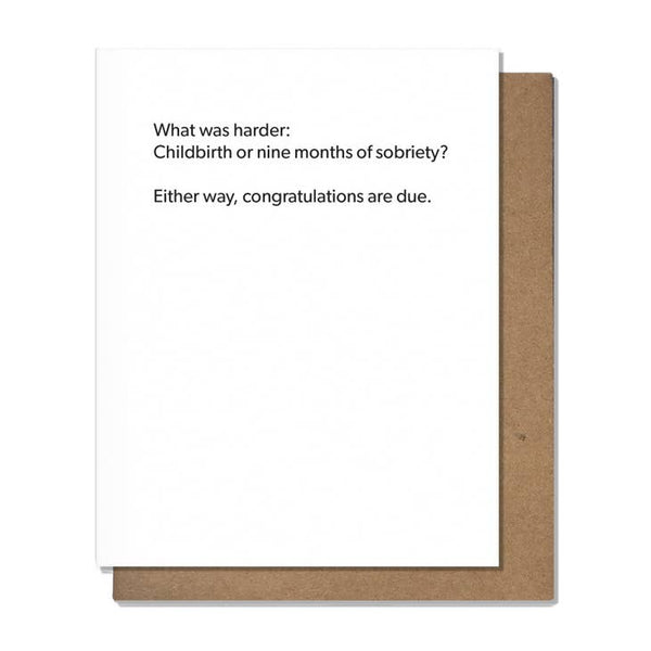 Nine Months - Baby Card - touchGOODS