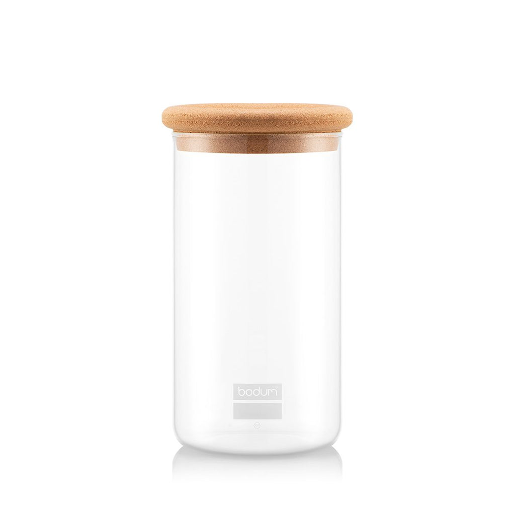 Glass Storage Jars with Cork Lid - touchGOODS