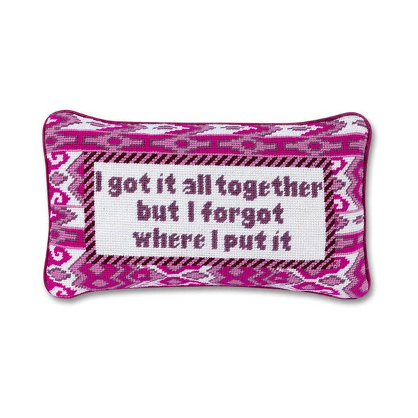Got It All Together Needlepoint Pillow - touchGOODS