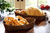 Oval Bread Basket with Braided Edge - Small - touchGOODS