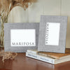 Pale Gray Faux Grasscloth Frame - touchGOODS