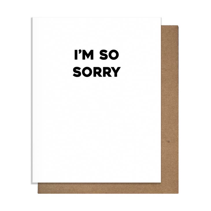 So Sorry - Sympathy Card - touchGOODS