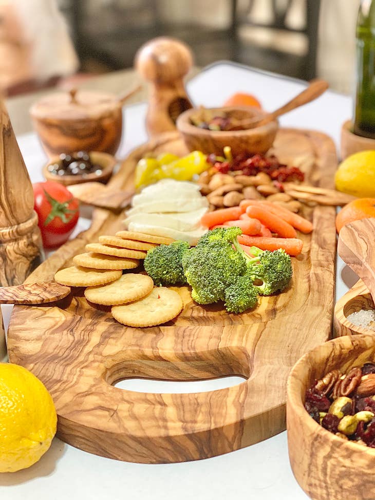 Olive Wood Charcuterie Board - touchGOODS