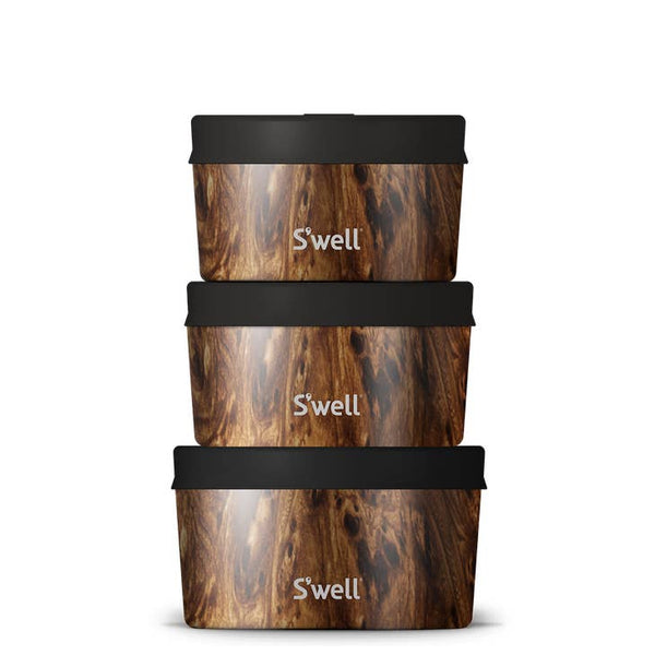 Food Canister Set Teakwood - touchGOODS
