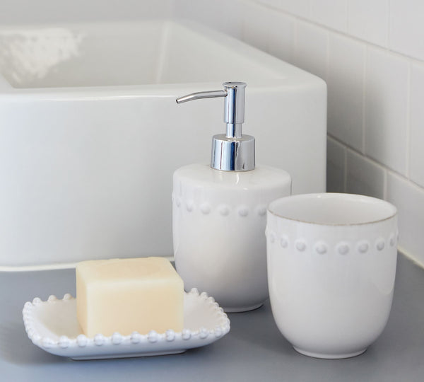 Pearl Stoneware Bathroom Accessories - touchGOODS